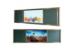 China 86 Inch Push Pull Digital Chalk Board Smart Magnetic For Education Training supplier