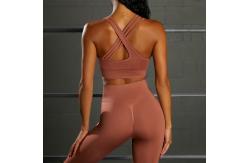 China Womens Springy Seamless Sexy Yoga Sets For Gym Fitness supplier