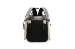 China Exquisite Silk Screen Print Mommy Diaper Bag Custom Geometric Full Printing supplier