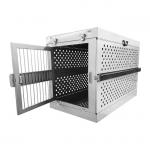 Silver 48 XXL Heavy Duty Collapsible Dog Crate Foldable Pet Cage Puppy Compartment for sale