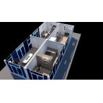 Temporary / Permanent Detachable Container House Prefabricated Quick Assembly