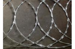 China 1.4mm Hot Dipped Single Razor Barbed Wire Blade Fencing Bto-22 supplier