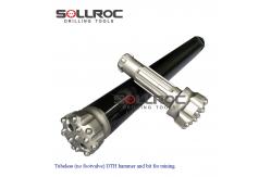 China High Penetration Rate Rock Drilling Dth Hammer DHD340 SGS Certification supplier