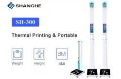 China Flexible To Move BMI Weight Scale Machine With Voice Talking / LED Dispaly supplier
