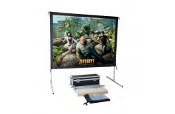 China 350 Inches Foldable Projector Screen Remote Control Easy Carrying supplier