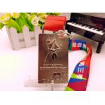 Goldplating Zinc Alloy Medal 5k Running Medals 2.5mm Thickness for sale