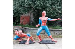 China Fiberglass Marvel Spider Man Statue Life Size Spiderman Statue supplier