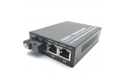 China 1000 Mbps Fiber Optic Transceiver Media conversion STP Supporting AC 220V supplier