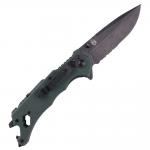 Armored 7.3 Inch Stainless Steel Dagger Knives Walnut Handle for sale
