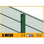 Powder Coated Anti Climb Fence Panels 6mm Welded Wire For Industrial for sale