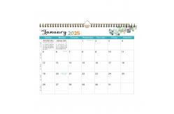 China 12 X 12 Inches Custom Wall Calendar December End Month Customizable supplier