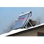 24mm Condensor Heat Pipe Solar Collector 2000L Pressurized Solar Water Heater for sale