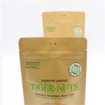 Food Grade Compostable 250g Kraft Paper Bag With Transparent Window