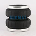2S70-13F Suspension Air Spring Double Convoluted Air Shocks With Open Flange