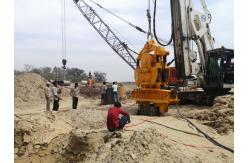 China Custom Pile Driving Equipment Crane Hanging Vibro Hammer Electric supplier