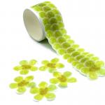 Heat resistant Green Flowers 42g Washi Tape Stickers for sale