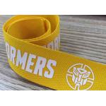 Silk Screen Printed Webbing Woven Tape With Customized Pattern Poly Band for sale