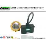 Semi Corded Mining Cap Lights 15000lux High Brightness With Low Power Warning Function for sale