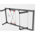 Aluminium Folding Double Glazed Bifold Windows Hurricane Proof Custom