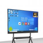 Qtenboard 55 65 75 85 86 98 110 Inch Interactive Flat Panel 4k Lcd Digital Interactive Smart Boards for Schools Teaching for sale