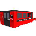 SS CS AL Metal Enclosed Laser Cutting Machine , Precision Laser Cutting Machine 3000W 6000W for sale