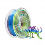 IBOSS High Toughness 3d printing filament silk tri-color yellow purple blue 1.75mm PLA+ Filament for sale