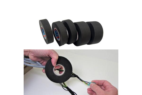 Acrylic Automotive Adhesive Tape , Harness Wrap Tape With Gravure Printing