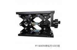 China 140mm×220mm Height Adjustable Z Axis Table Black Anodized supplier