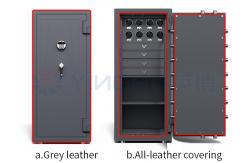 China Leather-Covered Heavy Duty Fireproof Jewelry Safe Watch Safe With Watch Winder supplier