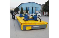 China Height 60cm Warehouse Transfer Cart , 12T Omnidirectional Industrial Transfer Trolley supplier