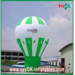 Green Ground Advertising Balloons Custom Inflatable Products Rainbow Design for sale