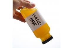China Clear / Frosted Tough Glass Beverage Bottle Reusable Tight Seal Eco Friendly supplier