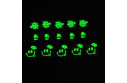China Clothes Hot Press Glow In The Dark Stickers Customizable supplier