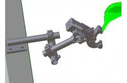 China Automation Stamping Pneumatic Auto Gripper Self Locking Structure For Clamping supplier