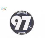 Irregular Embroidered Letter Patch / Iron On Number Patches Color Customized for sale