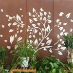 Outdoor Modern Durable Corten Steel Sheets Oem / Odm Wall Decoration for sale