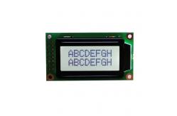 China STN Transflective 0802 Character LCD Display Module Positive Green Monochrome supplier