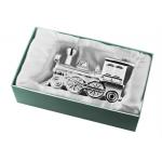 Classical Silver Plating Zinc Alloy Train Coin Bank 145*55*85mm OEM