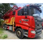 Used 2023 Year Sany 43M Small Size Concrete Pump Truck With Sany Chassis For Construction for sale
