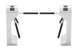 China Wire Drawing Small Footprint Tripod Turnstiles Door Access Control DC24V supplier