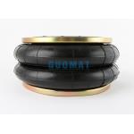 Double Convoluted Rubber Air Spring Guomat 12X2 Industrial Air Bag With Flange Ring for sale