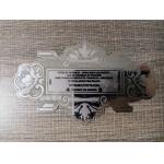 304 Stainless Steel Engraved Metal Label Plates For Brand Warning Sign for sale