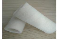 China Heat Resistant Thick Polyester Felt Roll Tube Sleeve Needled Punched Custom Length supplier