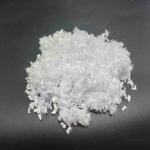 Non Fluorescent Reinforced Materials Polyester Staple Fibre White 8mm Short PSF For Filling for sale