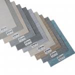 Ready Stock Cheap Price 100% Polyester Textured Blackout Roller Blinds Fabrics For Home Decoration for sale