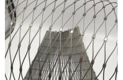 China Buckle Metal Rope Mesh Customized Non Rusting Flexibility For Fence supplier