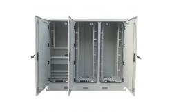 China Multifunctional Tri Bay Weatherproof Outdoor Enclosure Electrical IP55 Protection supplier