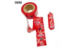 China High Shrink Colourful Flexography Printing Nylon Sausage Casing For Homemade Sausages supplier