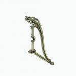 28MM Anti Brass Double Curtain Rod Brackets Curtain Rod Accessories Aluminum Alloy Material for sale
