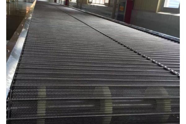 Stainless Steel Drying Chain Mesh Conveyor Belt In Wood Processing Industry